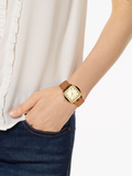 Tory Burch TBW5102 Blake Three-Hand Brown Leather Watch