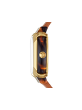 Tory Burch TBW5102 Blake Three-Hand Brown Leather Watch