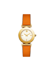       Tory-Burch-TBW5300-Sawyer-Twist-Round-Brown-Orange-Watch-Balilene-depan