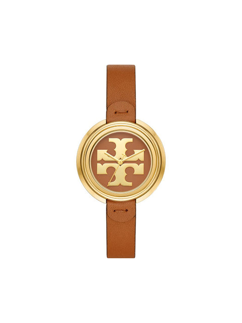 Tory Burch Women\'s Watch TBW6201 Quartz Brown Dial Gold Leather Band 36mm Tory Burch Women main image 4