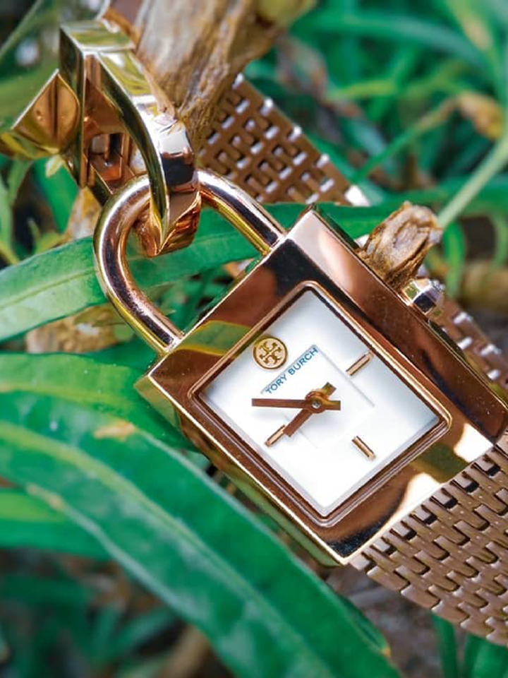Tory Burch Surrey Rose Gold-Tone Stainless Steel Watch
