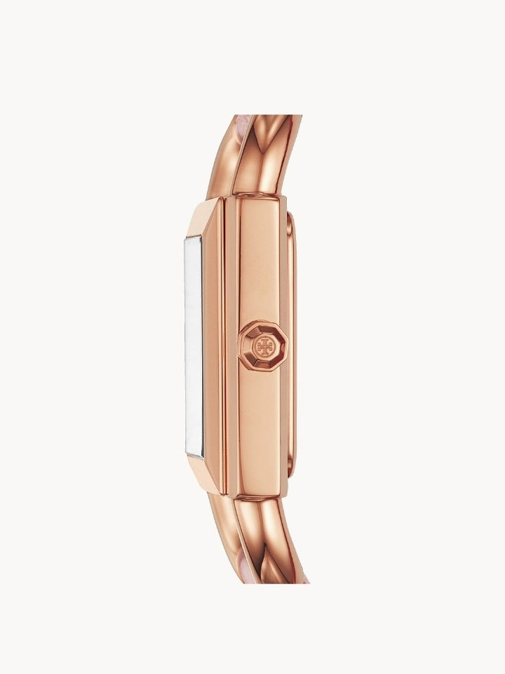 Tory Burch TBW7205 Phipps Liliam Ivory Dial Pink Leather Ladies Watch