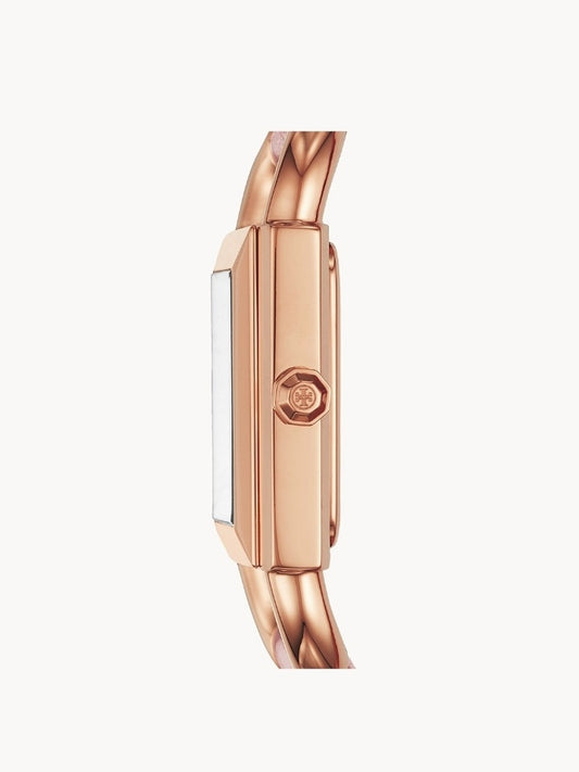 Tory Burch TBW7205 Phipps Liliam Ivory Dial Pink Leather Ladies Watch