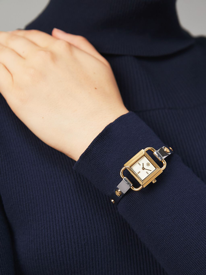 Tory Burch TBW7257 Phipps Watch Gift Set Two Tone Stainless Steel