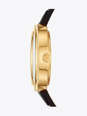 Tory Burch Tbw6204 Miller Watch Black Leather