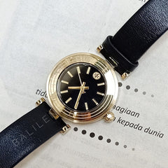 Tory Burch Tbw9007 Multicolor Gold-tone & Black Watch