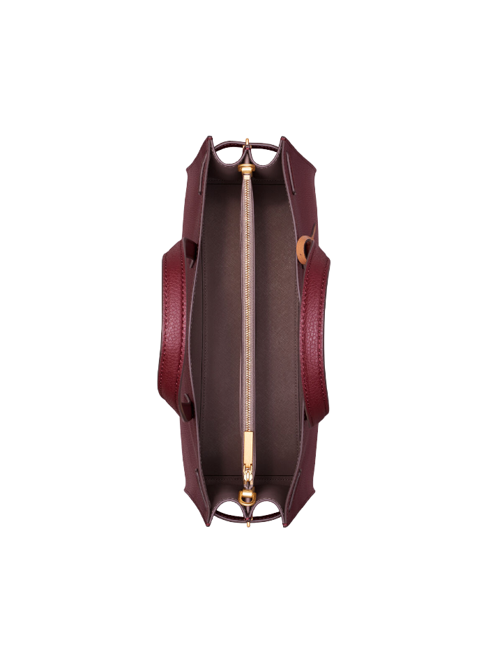 Tory Burch Walker Satchel Claret
