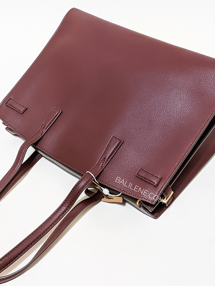 Tory Burch Walker Satchel Claret