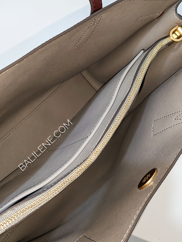 Tory Burch Walker Satchel Claret – Balilene - Main Image