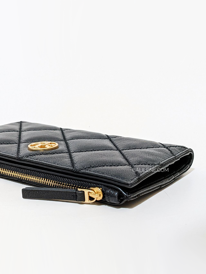 Tory Burch Willa Slim Envelope Wallet Black