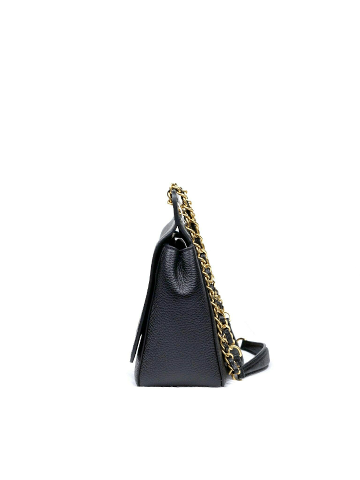 Tory Burch 82411 Britten Flap Shoulder Bag Black