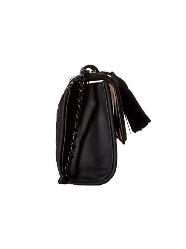Tory Burch Fleming Matte Convertible Shoulder Bag Black – Balilene