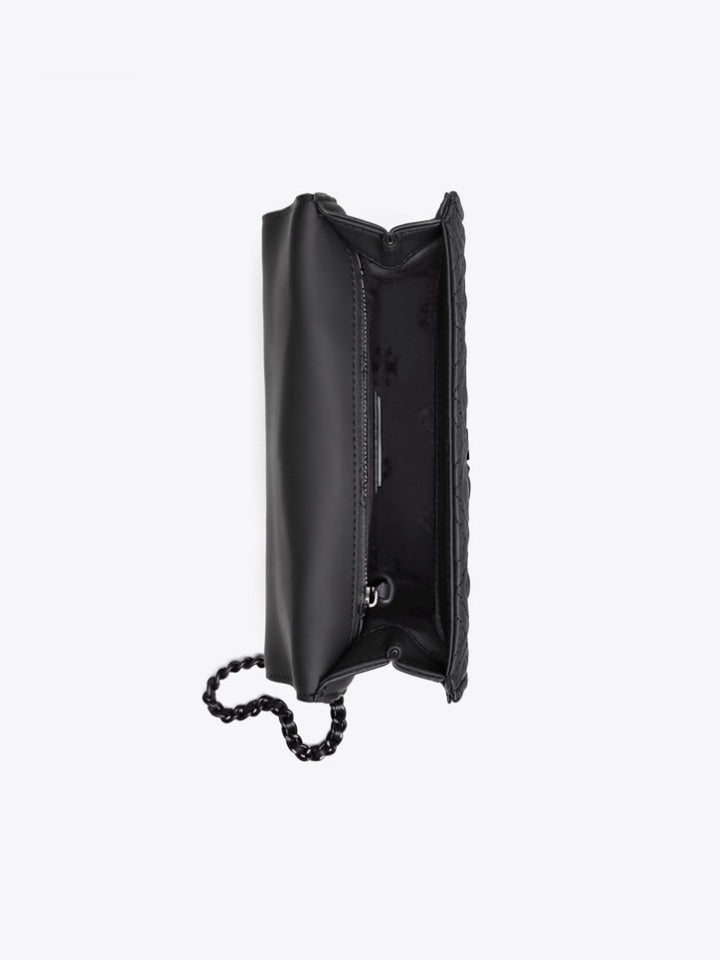 Tory Burch 39927 Fleming Matte Small Convertible Shoulder Bag Black