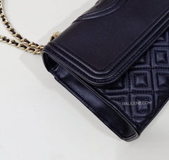 Tory Burch 43834 Fleming Small Shoulder Bag Black