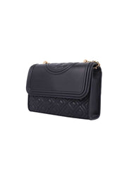 Tory Burch 43834 Fleming Small Shoulder Bag Black