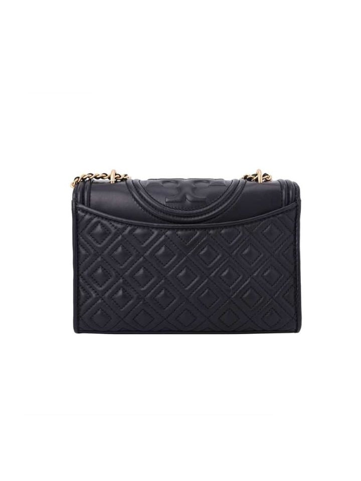 Tory Burch 43834 Fleming Small Shoulder Bag Black