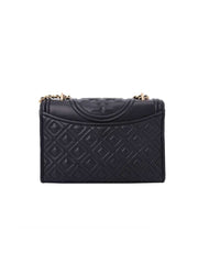 Tory Burch 43834 Fleming Small Shoulder Bag Black
