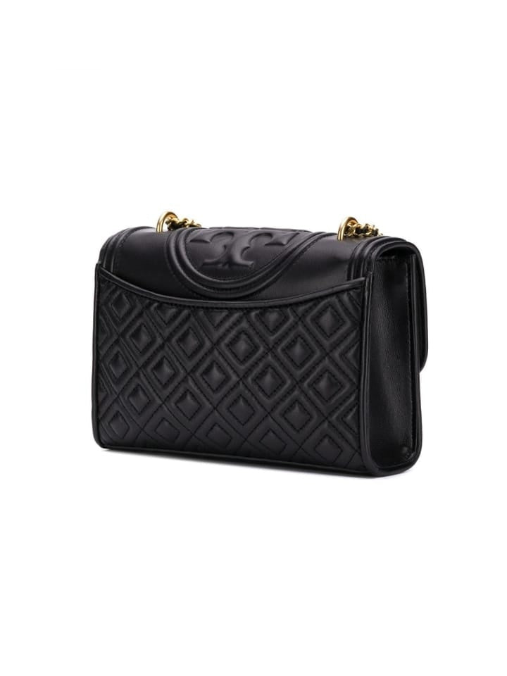Tory Burch 43834 Fleming Small Shoulder Bag Black