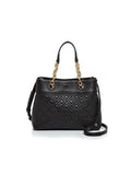 Tory Burch 46164 Fleming Small Tote Bag Black