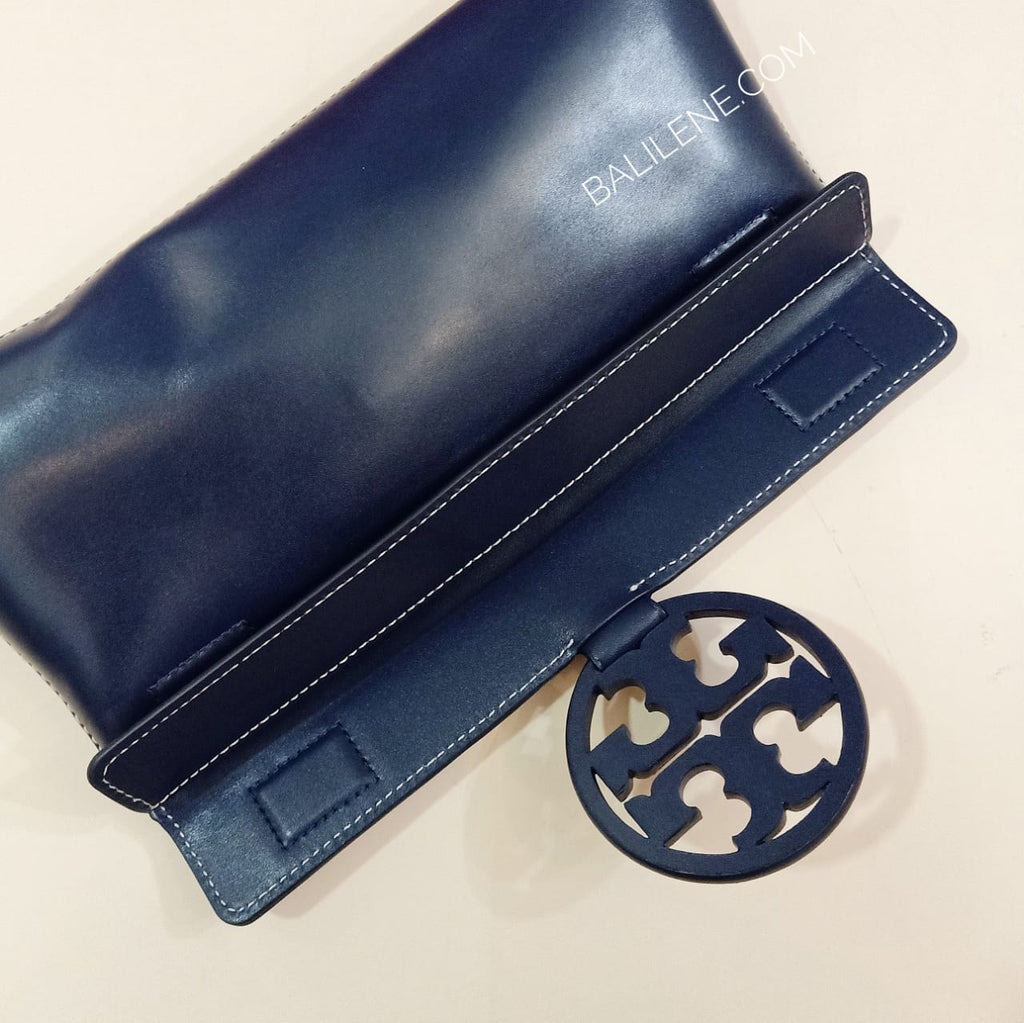 Tory Burch 46988 Miller Clutch Royal Navy