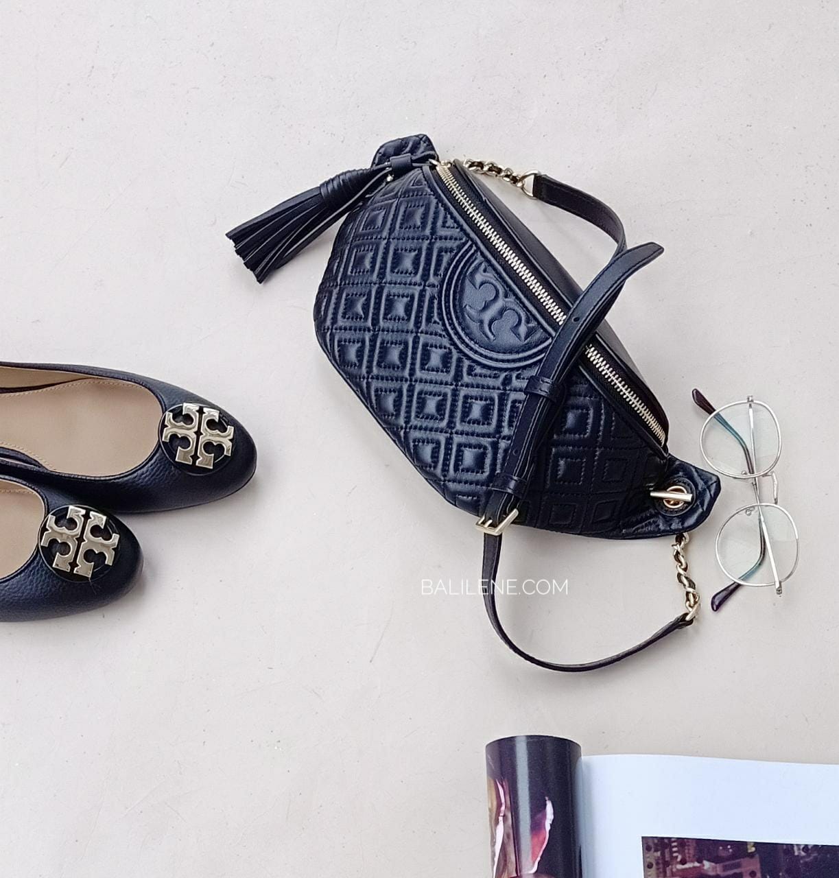 Tory Burch 53060 Fleming Belt Bag Black