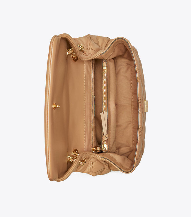 Tory Burch 56716 Fleming Soft Medium Convertible Shoulder Tiramisu