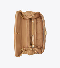 Tory Burch 56716 Fleming Soft Medium Convertible Shoulder Tiramisu