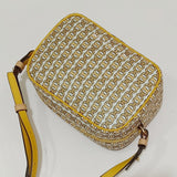 Tory Burch 57743 Gemini Ink Canvas Mini Bag Daylily