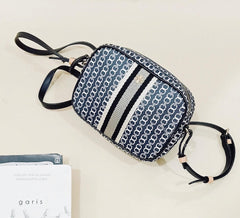 Tory Burch 57743 Gemini Link Canvas Mini Bag Black