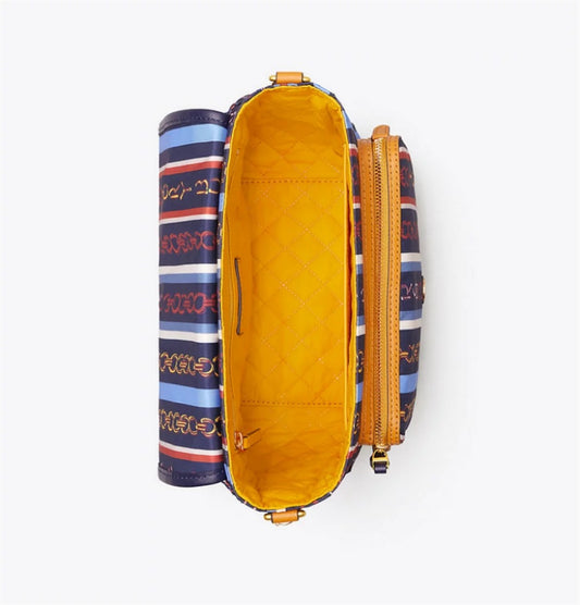 Tory Burch 58048 Perry Nylon Crossbody Gemini Multi Stripe