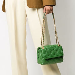 Tory Burch 58102 Fleming Soft Small Convertible Shoulder Bag arugula