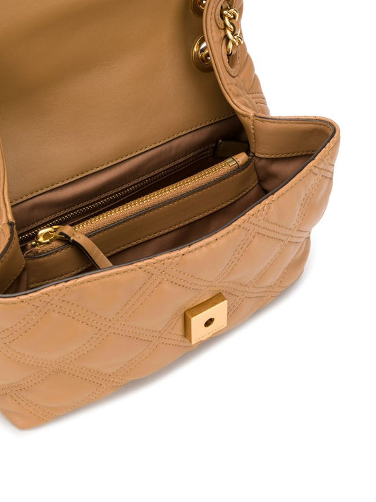 Tory Burch 58102 Fleming Soft Small convertible Shoulder Bag Tiramisu