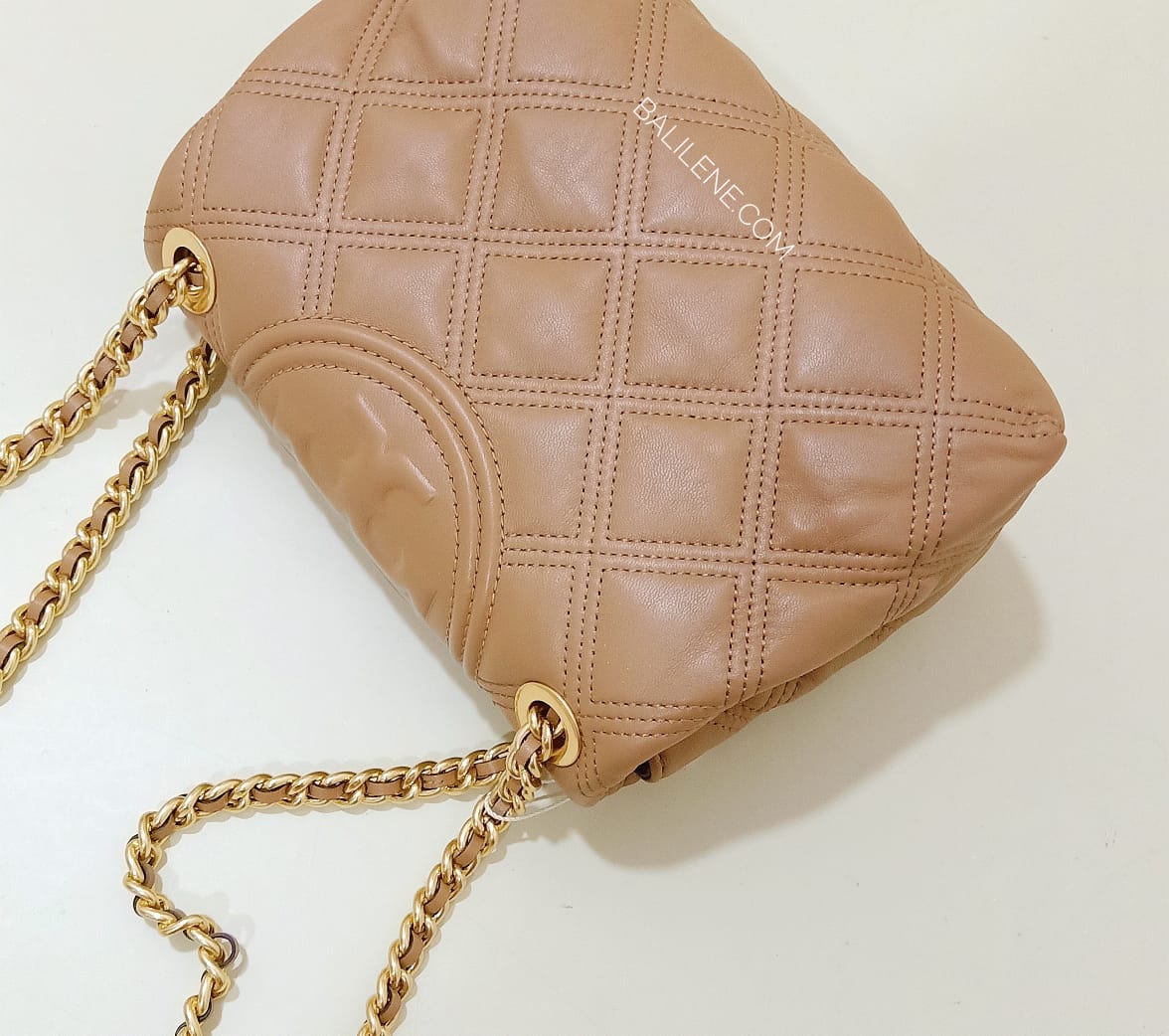 Tory Burch 58102 Fleming Soft Small convertible Shoulder Bag Tiramisu