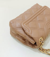 Tory Burch 58102 Fleming Soft Small convertible Shoulder Bag Tiramisu