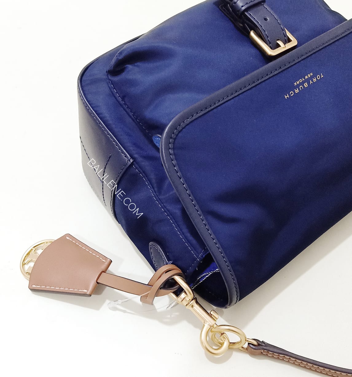 Tory Burch 58402 Perry Nylon Crossbody Royal Navy