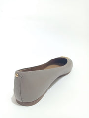 Tory Burch 60226 Everly Cap Toe Ballet Nappa Leather French Gray