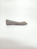 Tory Burch 60226 Everly Cap Toe Ballet Nappa Leather French Gray