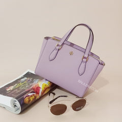 Tory Burch 64189 Emerson Mini Top Zip Tote Dusty Violet