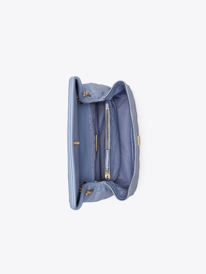 Tory Burch 64421 Fleming Soft Medium Convertible Shoulder Bluewood