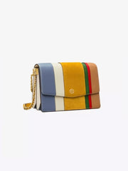 Tory Burch 64471 Robinson Ballon Stripe Convertible Shoulder Bag