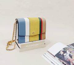 Tory Burch 64471 Robinson Ballon Stripe Convertible Shoulder Bag
