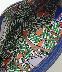 Tory Burch 67282 Blake Tote Royal Navy Something Wild Allover