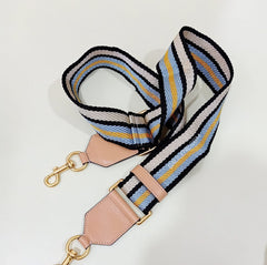 Tory Burch 71815 Perry Print Double-Zip Mini Bag Royal Navy