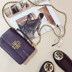 Tory Burch 73509 Britten Mini Top Handle New Plum