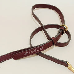 Tory Burch 74636 McGraw Embossed Colorblok Small Bucket Bag Claret