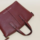 Tory Burch 74850 Mini Top Zip Satchel Claret