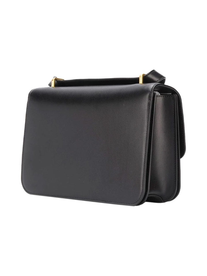 Tory Burch 75003 Eleanor Medium Convertible Shoulder Bag Black
