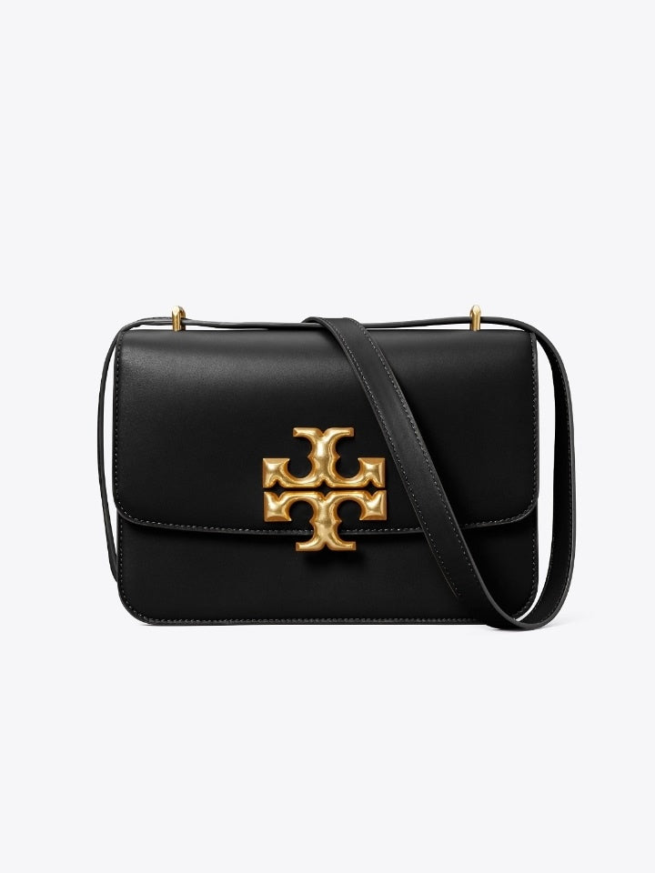 8024 TORY BURCH Eleanor Bag Mixed Materials BLACK