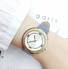 Tory Burch Tbw6101 Bailey Three-Hand Navy Leather Watch