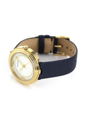 Tory Burch Tbw6101 Bailey Three-Hand Navy Leather Watch